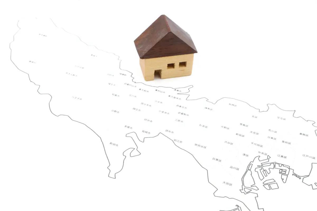 東京都地図イメージ